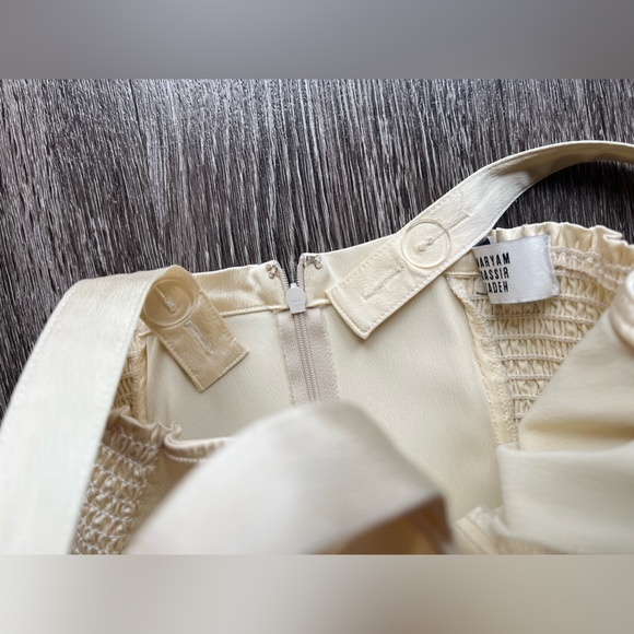 Maryam Nassir Zadeh La Mola Dress ivory/off-white US0 XS S long strappy - Picture 10 of 12